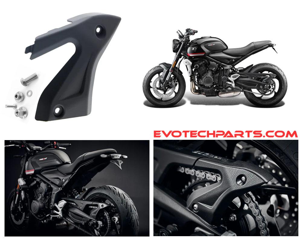 Triumph Trident 2021+ Kettenschutz Schwingenabdeckung von Evotech Performance